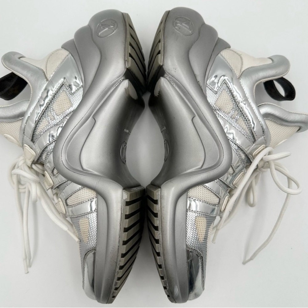 Louis Vuitton Archlight Metallic Sneakers Shoes - Picture 5 of 12
